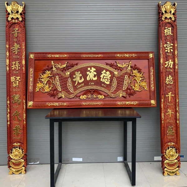 Hoành phi và cuốn thư khác nhau như thế nào? Hướng dẫn lựa chọn đồ thờ cúng chuẩn phong thủy