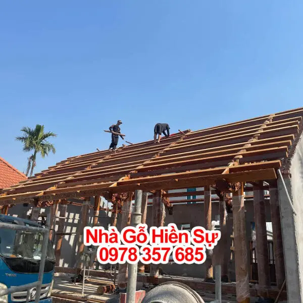 Lắp Dựng CĂN NHÀ GỖ THỨ 14 NĂM 2024 TẠI THỦY NGUYÊN, HẢI PHÒNG