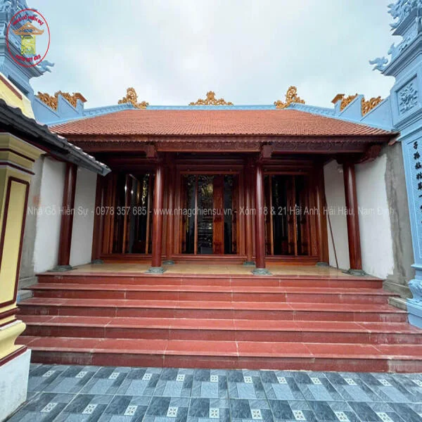 Bàn giao nhà thờ 3 gian gỗ lim xanh nam phi tại Trà Lũ, Xuân Trường, Nam Định