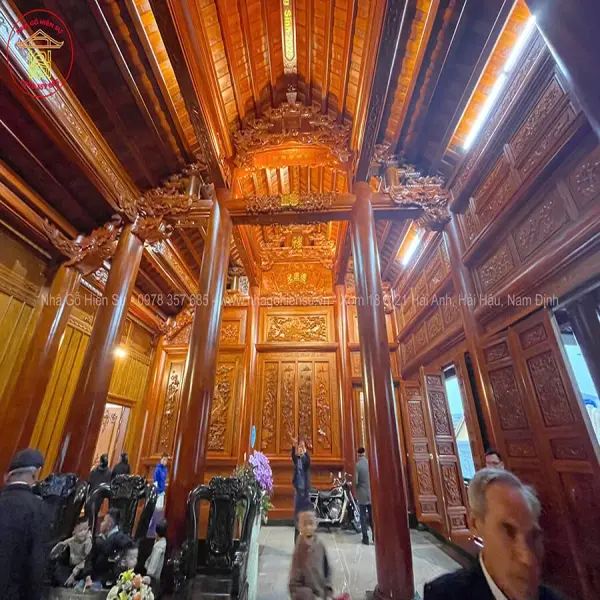 Lễ khánh thành & làm phép nhà gỗ 5 gian hiên thông tại Quỳnh Lưu – Nghệ An