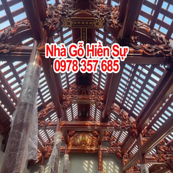 Vì kèo nhà gỗ cổ truyền: Nét đẹp tinh hoa kiến trúc Việt