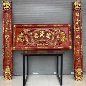 Hoành phi và cuốn thư khác nhau như thế nào? Hướng dẫn lựa chọn đồ thờ cúng chuẩn phong thủy