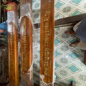 Viết gì trên thương lương - câu đầu nhà gỗ cổ truyền?
