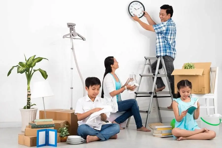 Dọn dẹp nhà cửa sạch sẽ