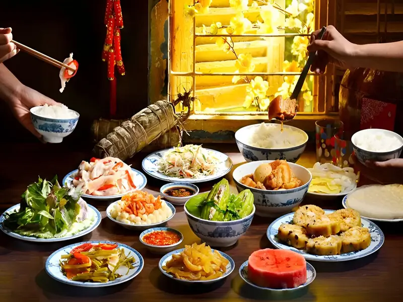Ăn những món ăn mang ý nghĩa may mắn
