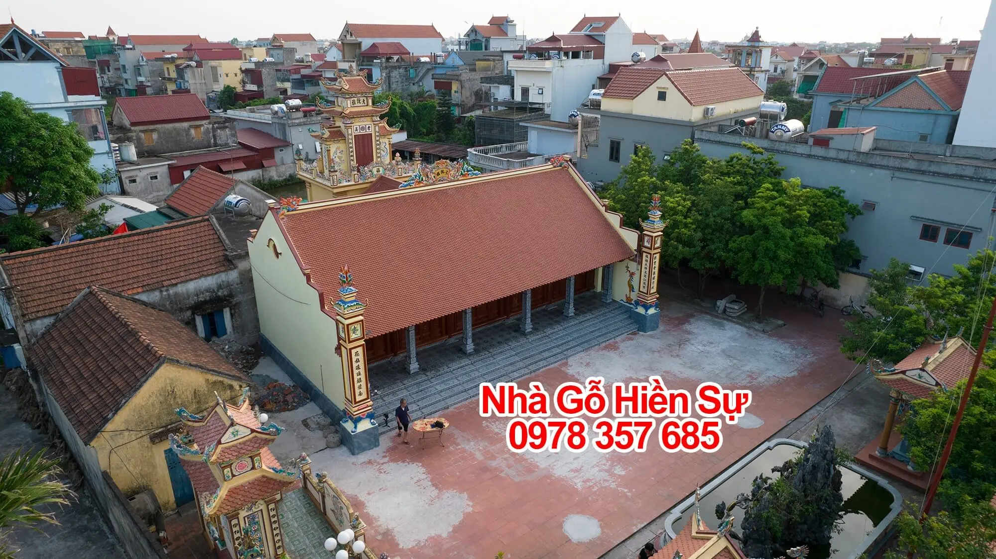 Nhà thờ họ 5 gian 2 mái