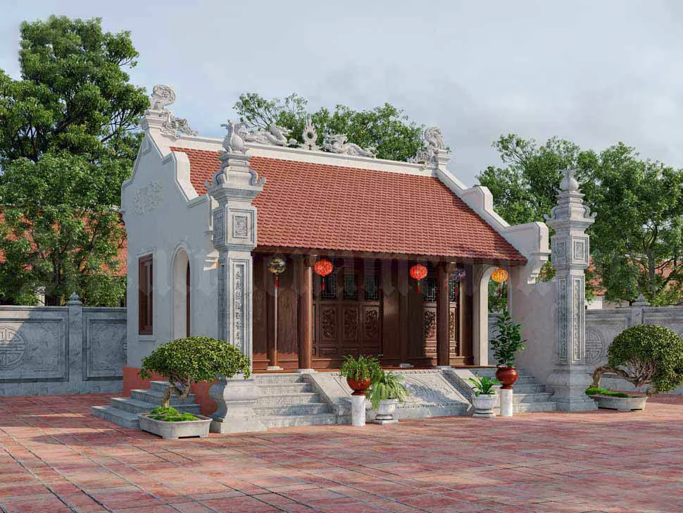Kích thước nhà thờ 1 gian